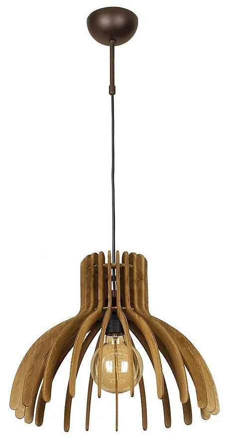 Пендел АНЕМОНА, орех, 1xE27