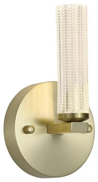 Searchlight 10371SB - димируемо LED стенно осветително тяло за баня ABERDEEN LED/7W/230V IP44 месинг