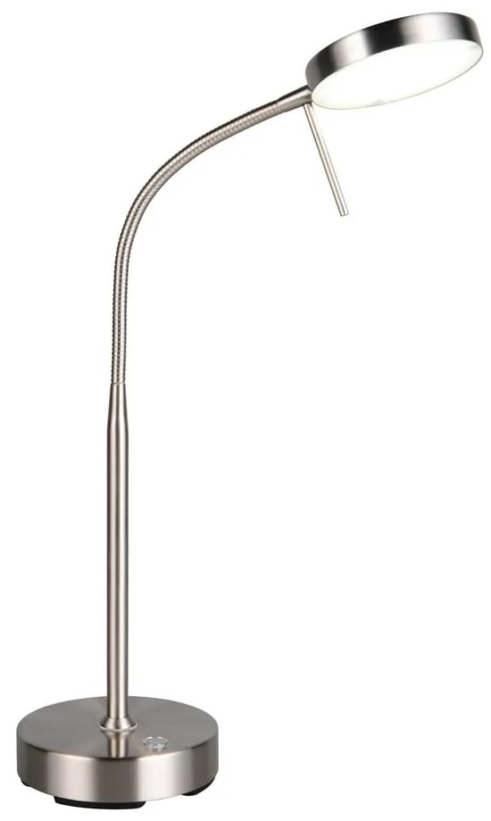 LED настолна лампа сребърна (височина 45 cm) Moreno – Reality