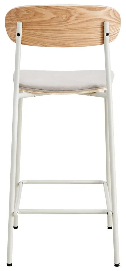 Бар столове в комплект от 2 броя в бежово-натурален цвят (височина на седалката 66 см) Adriana - Marckeric