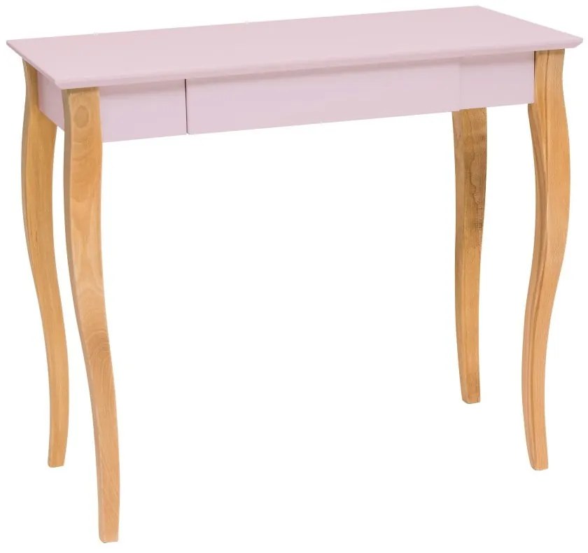 Розово бюро Lillo, дължина 85 cm - Ragaba