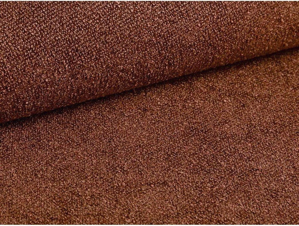 Двойно легло 160x200 cm тапицирано с място за съхранение с включена подматрачна рамка в тухлен цвят Eric – Micadoni