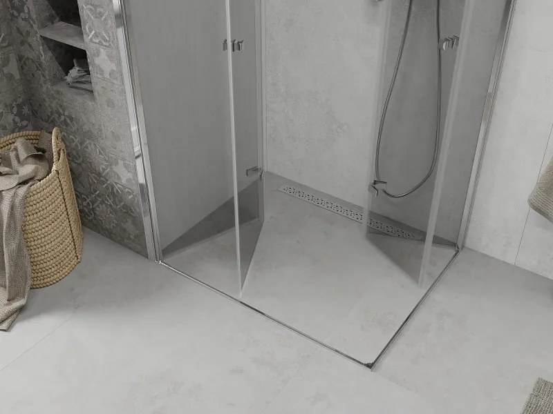 Mexen Lima Душ кабина Duo с двукрили врати 90 x 70 см, прозрачна, хром - 856-090-070-02-00