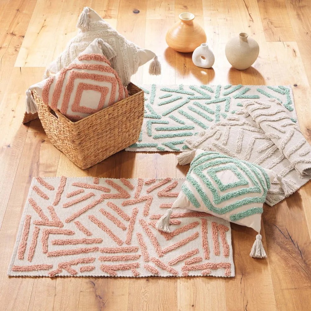 Розово-кремав килим подходящ за пране 60x90 cm Athena – douceur d'intérieur