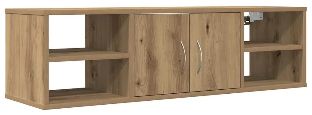 856489 vidaXL Стенен шкаф, дъб артизан, 101x30x29 см, инженерно дърво