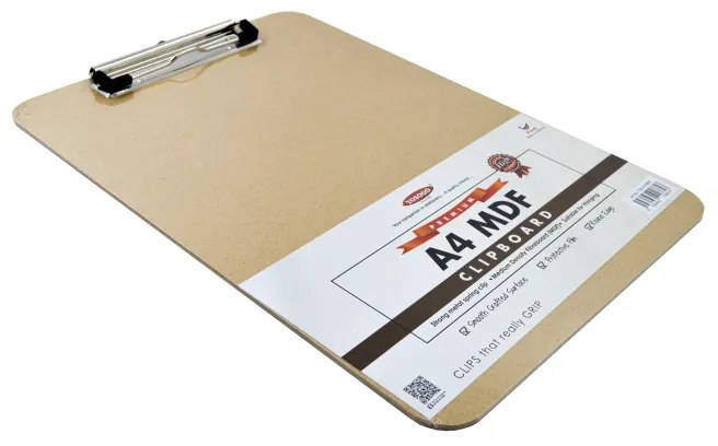 Дървен клипборд без капак, MDF Yosogo, А4