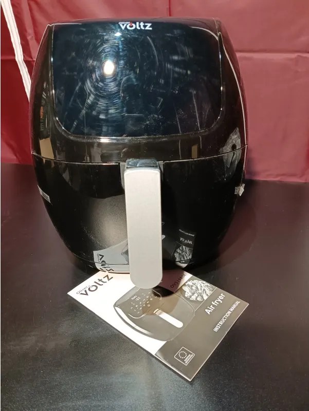 Втора ръка: Фритюрник с горещ въздух Oliver Voltz OV51980F, 1800W, 7.7 литра, 8 програми, Таймер, Черен