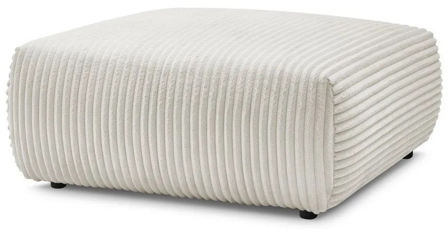 Кремава табуретка от рипсено кадифе Lucien – Bobochic Paris