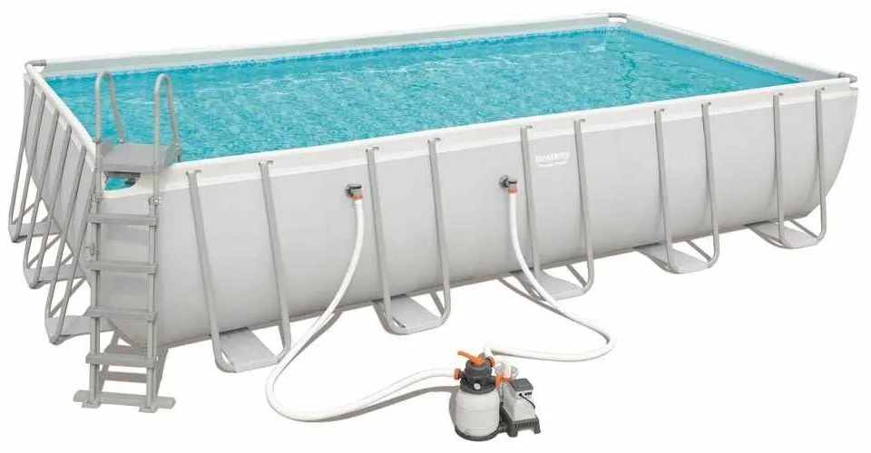 Bestway - Правоъгълен басейн с тръбна конструкция 732 х 366 х 132см