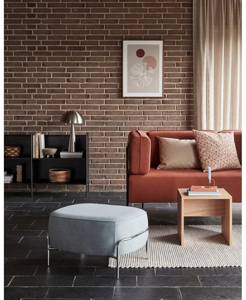 Сгъваема маса от дъбово дърво По-малко, 40 x 40 cm - Hübsch