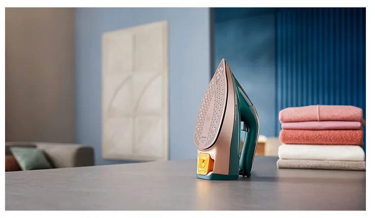 Ютия Philips DST8030/70, 3000W, SteamGlide Elite, OptimalTEMP, Декалциране Quick Calc Release, 55 г/мин, Зелен опал