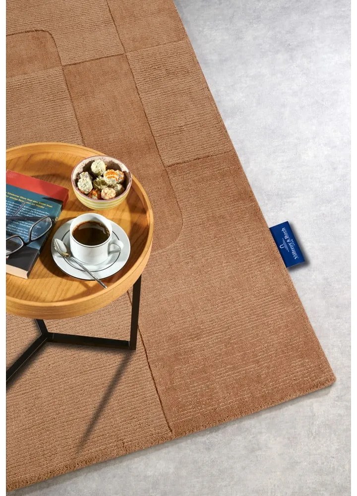Кафяв ръчно изработен вълнен килим 160x230 cm Charlotte – Villeroy&amp;Boch