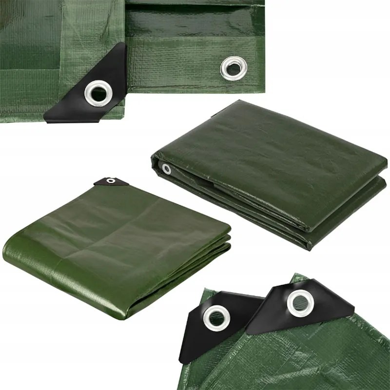 Зелено-сребриста мразоустойчива мушама 3m x 7m