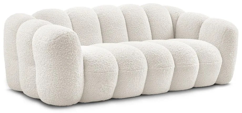 Бял диван от прежда с примки от букле 232 cm Hippolyte – Bobochic Paris