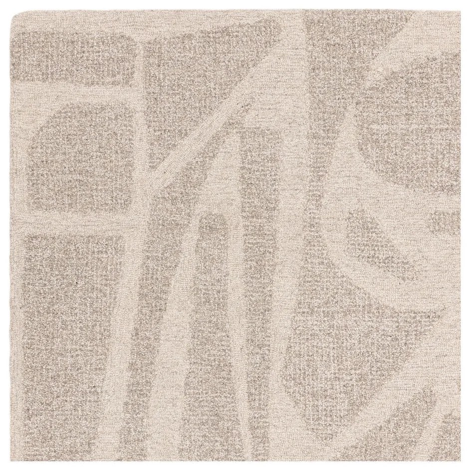 Кремав ръчно изработен вълнен килим 200x290 cm Loxley – Asiatic Carpets