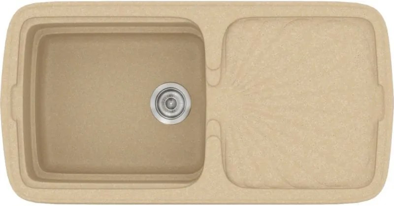 Мивка Sanitec 306-Granite Cappucino