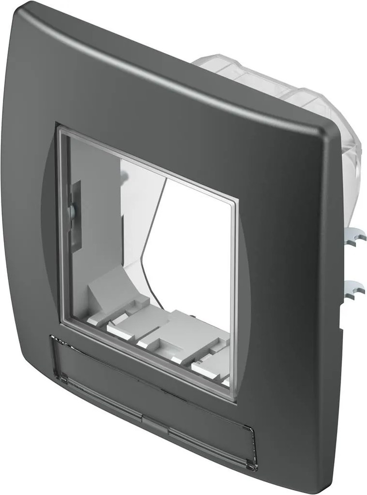 TEM Рамка 2M IP44 за контакти, цвят Антрацит, Modul  - CM23AT