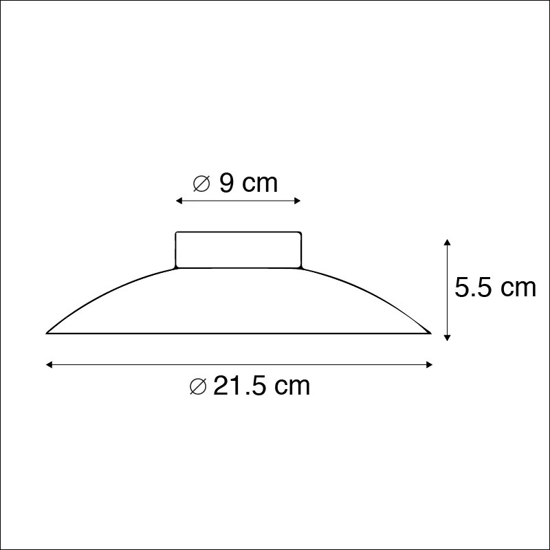 Таванна лампа в стил арт деко злато/месинг с LED - Sun