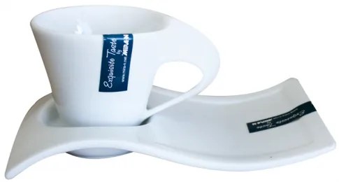 Порцеланова чаша с чинийка DY0635 300ml.