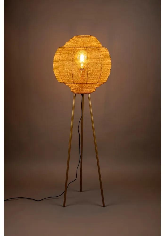 Подова лампа в златист цвят Meezan - Dutchbone