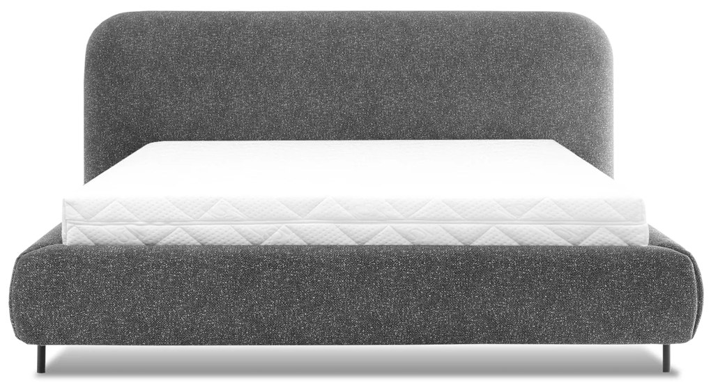 Облечено легло Prius-140 x 200-Тъмно сиво