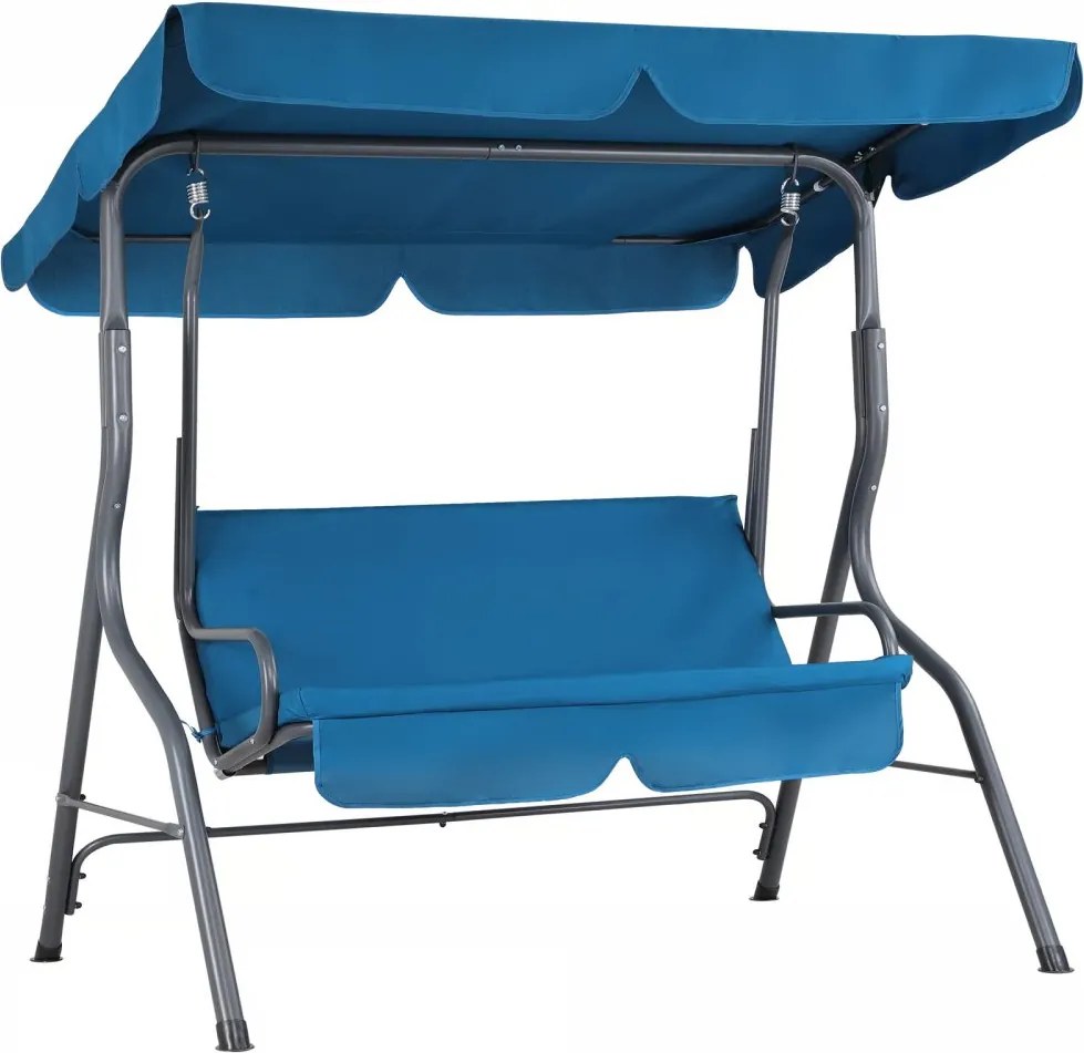 Градинска люлка CASARIA® синя, със защитен калъф KINGSLEEVE®