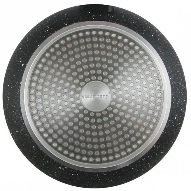 K KB 7040 ТИГАН 26см. с КАПАК алум. с мрамор.покритие