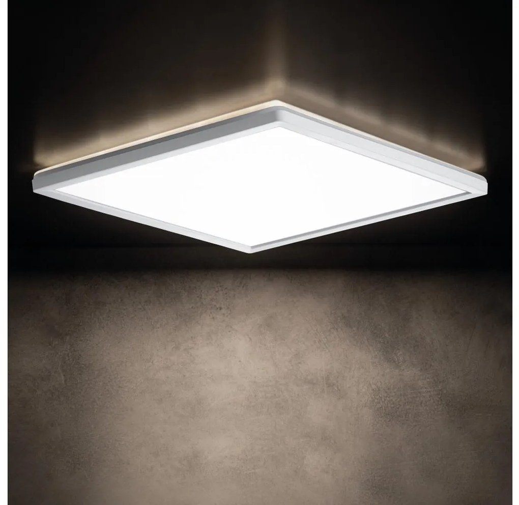 Kanlux 31532 - LED таванно осветително тяло AZPO LED/17,5W/230V 30x30 cm IP54 бяло
