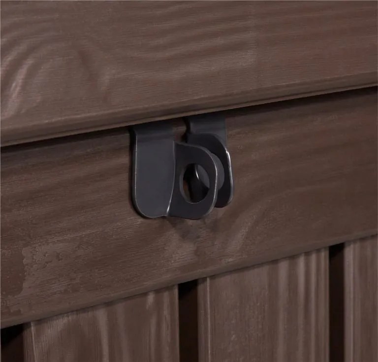 Кафява градинска кутия ROCKWOOD 570 L