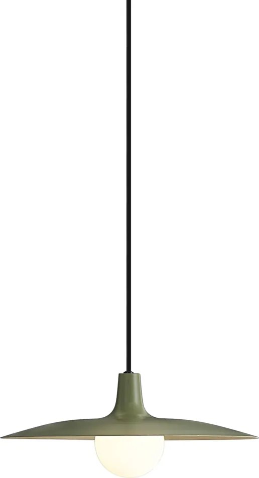 Ретро висяща лампа зелена за релсова система 1-фазна - Slimline Panzi