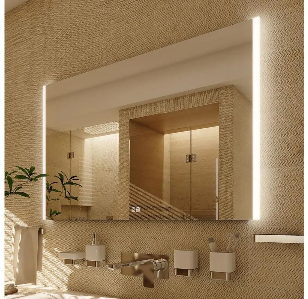 NIMCO ZP 11003VX - LED огледало за баня с вградена подсветка 3000-6500K 70x80 cm IP44