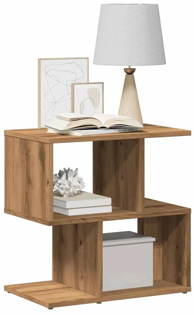 856537 vidaXL Нощни шкафчета, 2 бр, 50x30x51,5 см, инженерно дърво