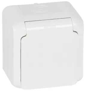 Legrand Контакт шуко IP44 открит монтаж цвят Бял Forix  - 782373
