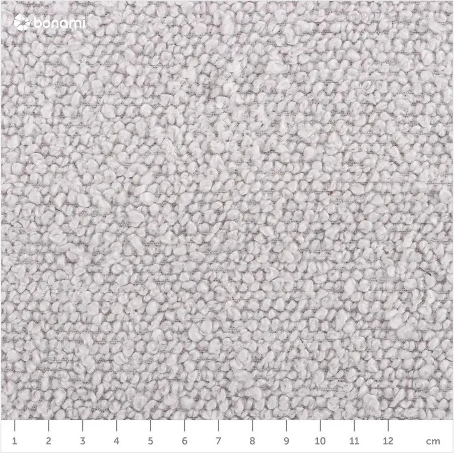 Светлосив разтегателен диван с място за съхранение от букле 222 cm Bali – Cosmopolitan Design