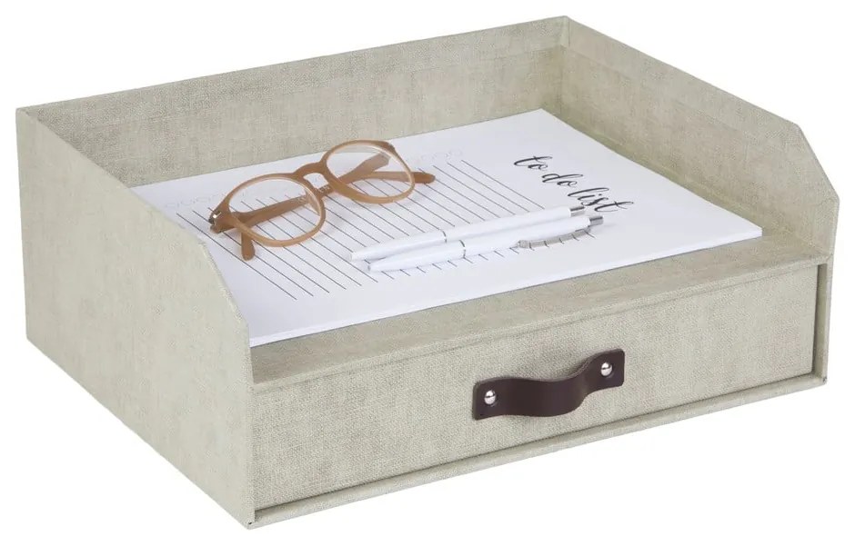 Картонен органайзер за докумнети с чекмедже Walter – Bigso Box of Sweden