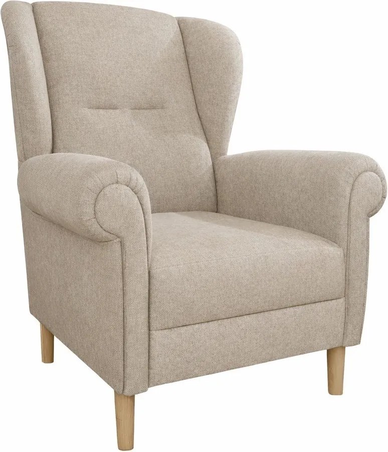 Светлокафяво кресло крило Swan – Ropez