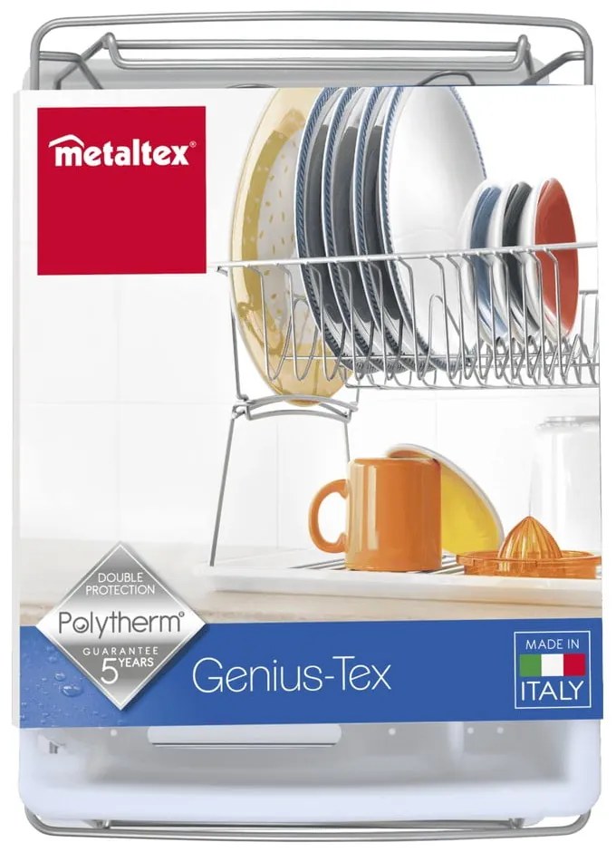 Тава за оттичане на вода Genius-Tex, 45 x 31 cm - Metaltex