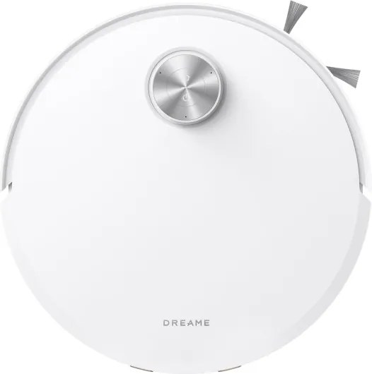 Прахосмукачка робот Dreame Aqua10 Roller RLH31CE-WH, 30000 Pa, 3.5/4 л, AI камери, LED осветление, Гласово управление, Измиване с гореща вода, Бял