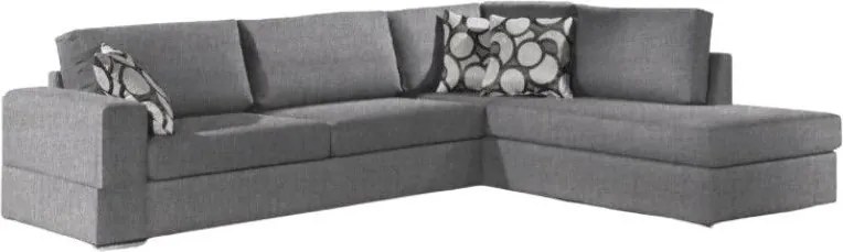 Ъгъл диван Must-Left-275φ 210β cm.-Light gray