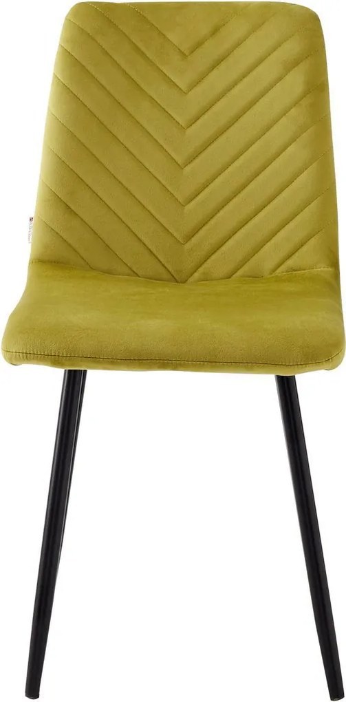 Кухненски стол Lina-жълт (4) парчета