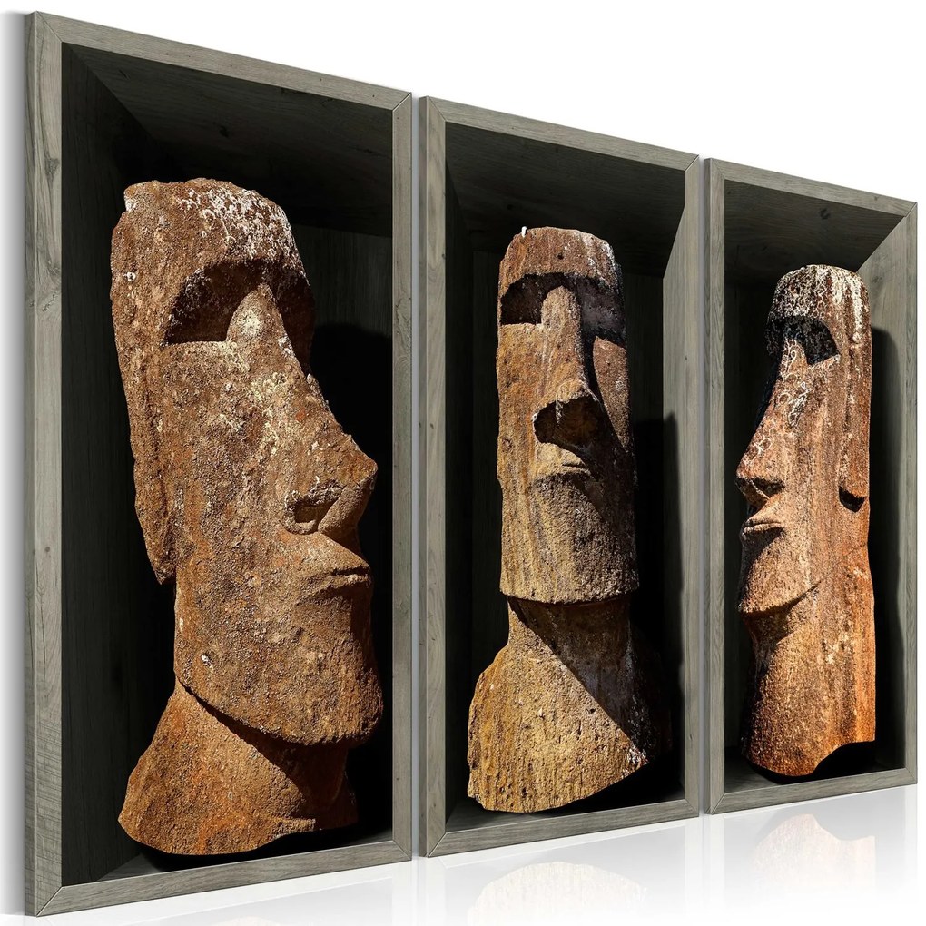 Платнен печат - Moai (Великденски остров) 120x80