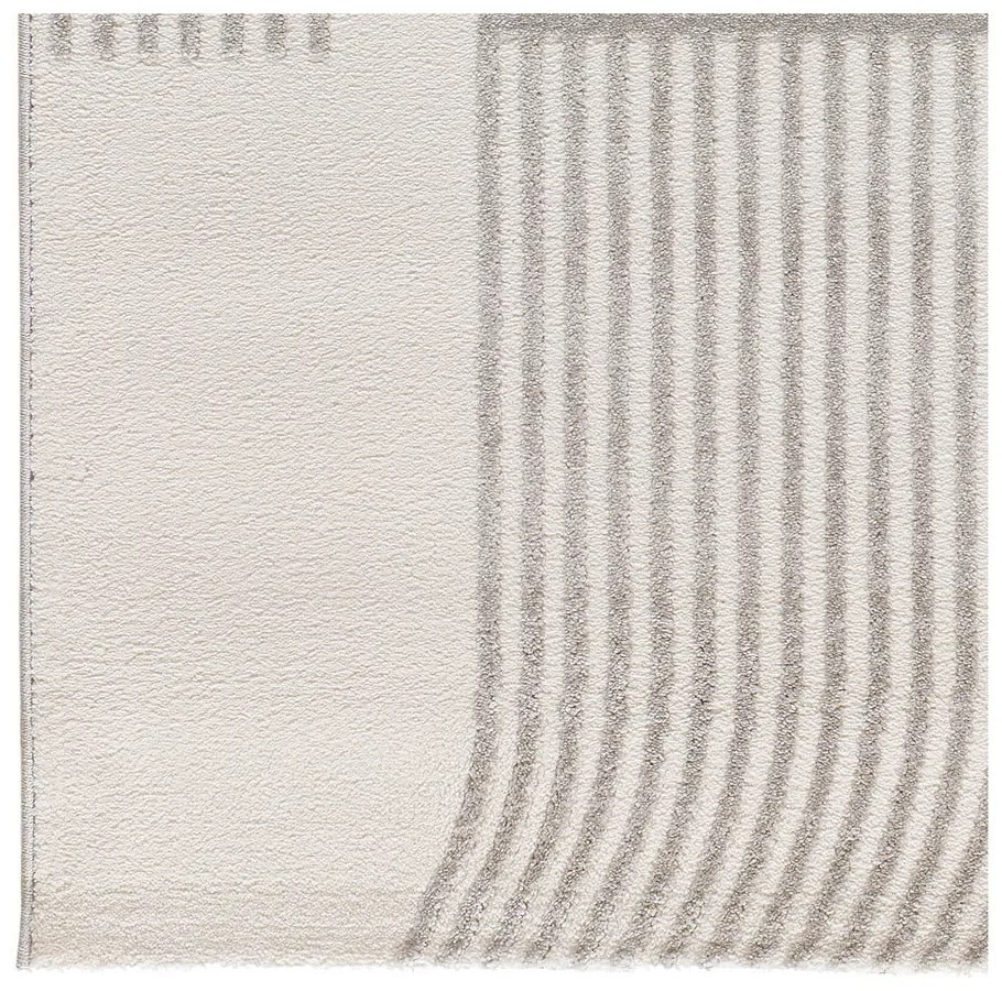 Килим в светлосиво и слонова кост 133x190 cm Flora – Universal