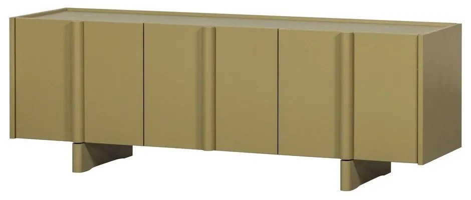 Зелена маса за телевизор от масивен бор 152x53x46 cm Basu – WOOOD