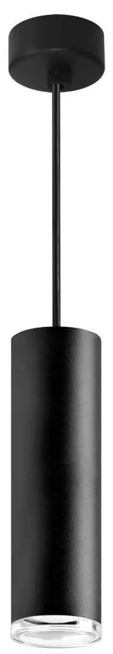 LED RGBW димируем пендел за баня на кабел TURYN 1xGU10/6,5W/230V IP44 черен