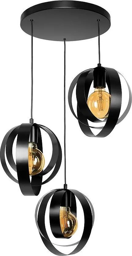 Пендел МАРТИС S, черен, 3xE27