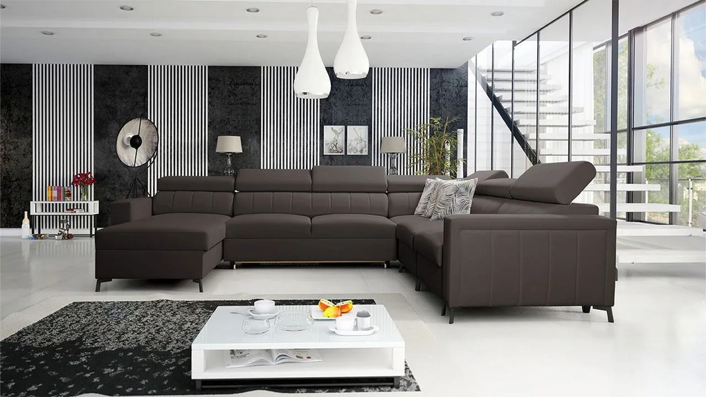 Ъглов диван Baltico VII-Left-Kafe