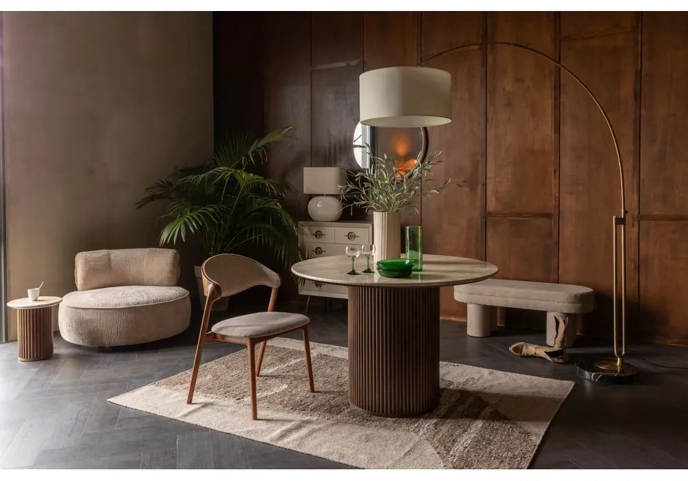 Кафяв/бежов вълнен килим 160x230 cm Briton – Dutchbone