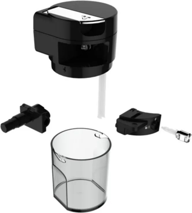 Кафеавтомат Krups Arabica Latte EA819E10, 1450W, 15 bar, 1.7 l, LCD, 5 програми, 3 функции, 3 настройки за темп. и аромат, Milk Comfort / One Touch Cappuccino, Черен