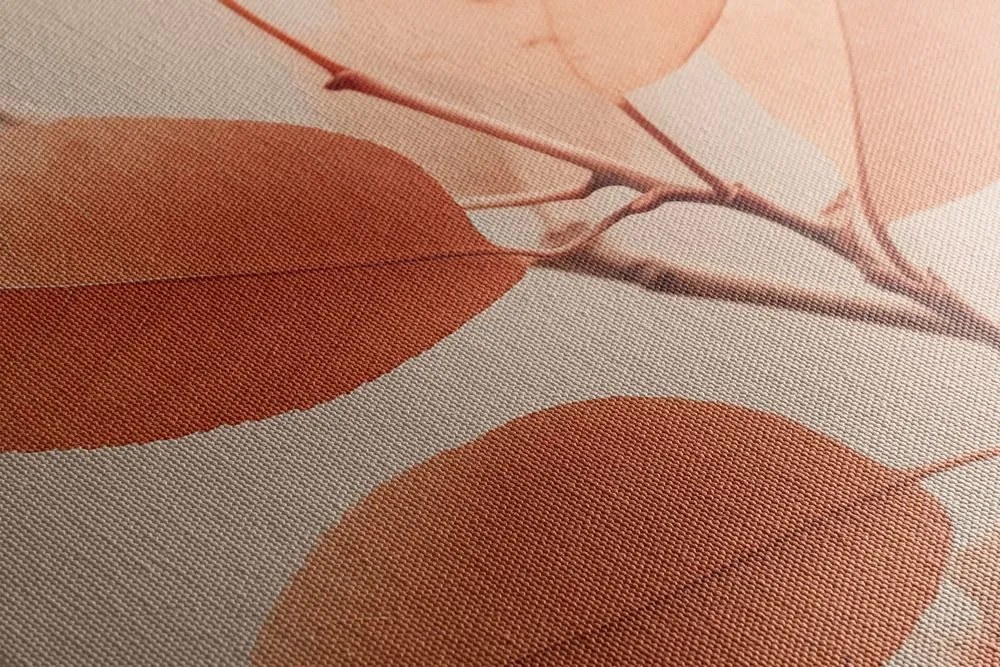 Картина на платно – Клонки с листа Peach Fuzz