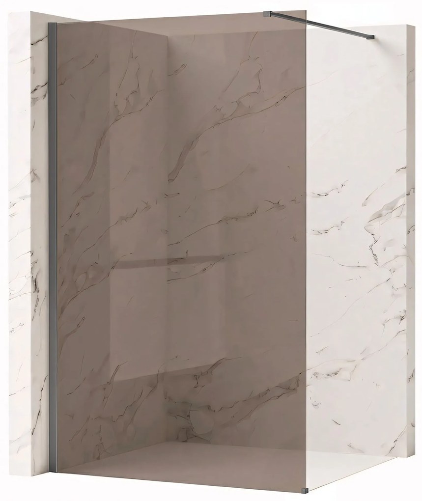 Параван за душ Rea Flexi Brown / Titan 110